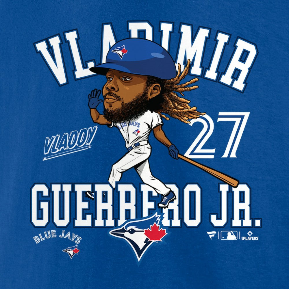 Vladimir Guerrero Jr. Toronto Blue Jays Caricature T-Shirt - Royal T-shirts