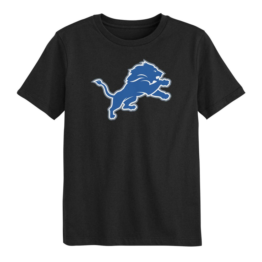Detroit Lions Preschool Primary Logo T-Shirt - Black T-shirts