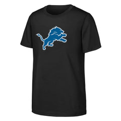 Detroit Lions Outerstuff Youth Primary Logo T-Shirt - Black T-shirts