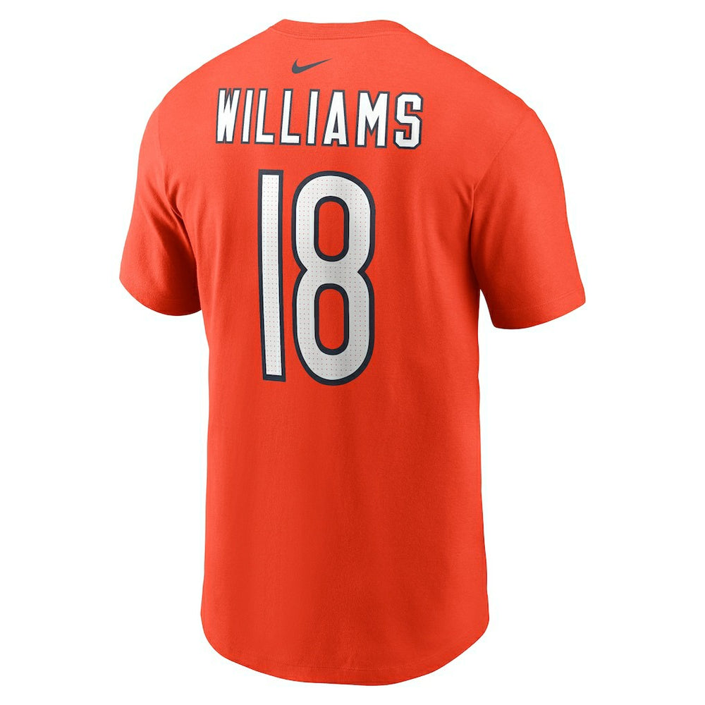 Caleb Williams Chicago Bears Name & Number T-Shirt - Orange T-shirts