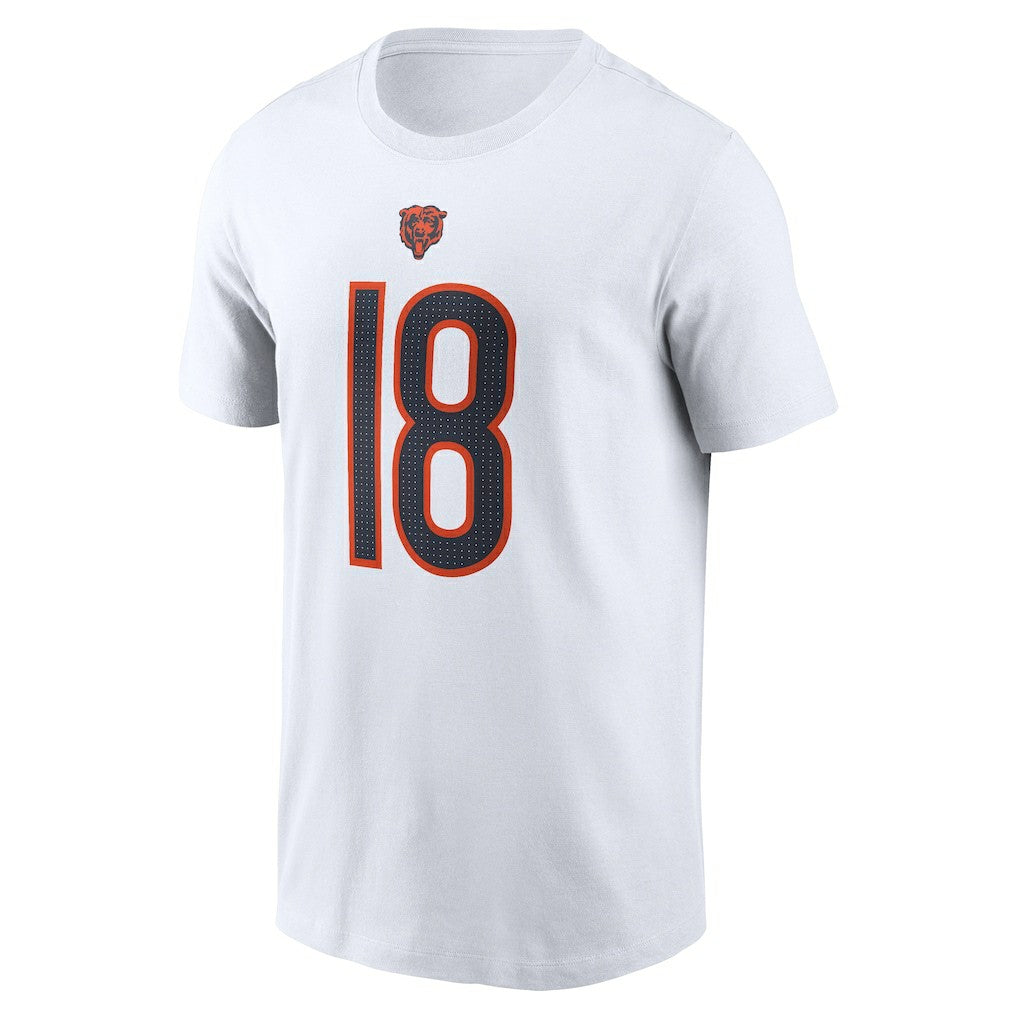 Caleb Williams Chicago Bears Name & Number T-Shirt - White T-shirts