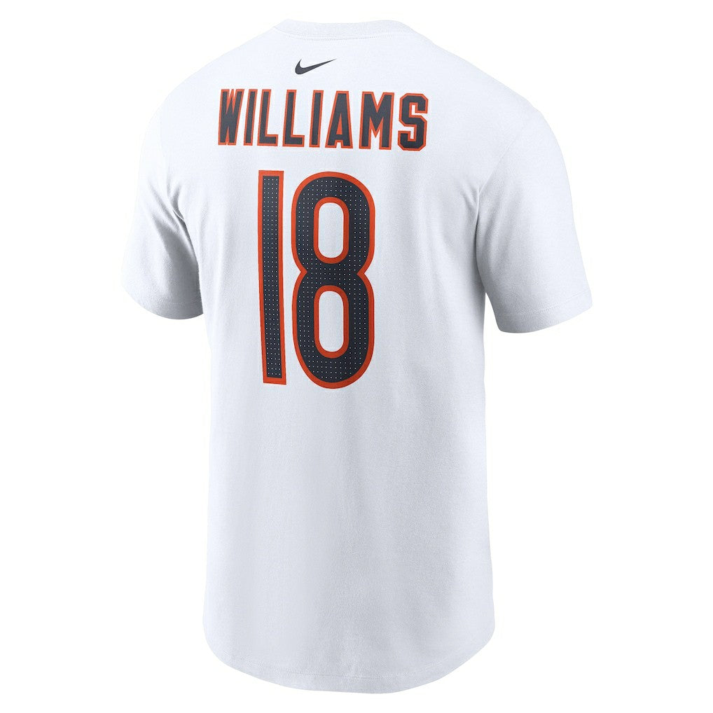 Caleb Williams Chicago Bears Name & Number T-Shirt - White T-shirts