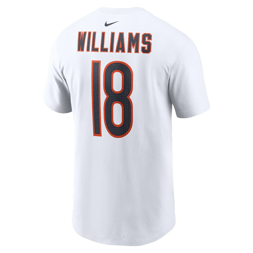 Caleb Williams Chicago Bears Name & Number T-Shirt - White T-shirts