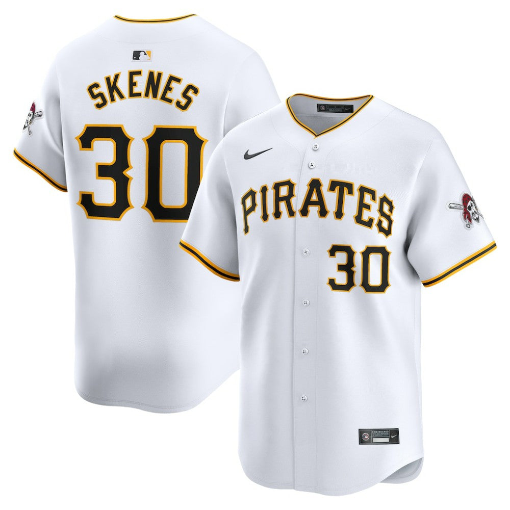 Paul Skenes Pittsburgh Pirates Nike Home Limited Player Jersey - White Jerseys