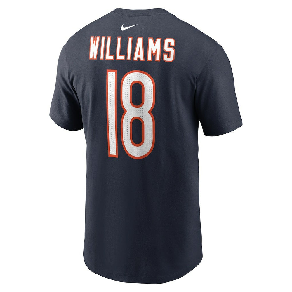 Caleb Williams Chicago Bears Youth Fuse Name & Number T-Shirt - Navy T-shirts