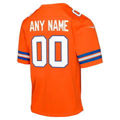 Denver Broncos Youth Mile High Collection 1977 Throwback Custom Game Jersey - Orange Jerseys