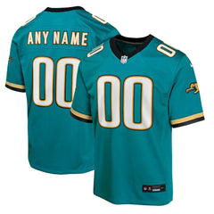 Jacksonville Jaguars Youth Prowler Throwback Custom Game Jersey - Teal Jerseys