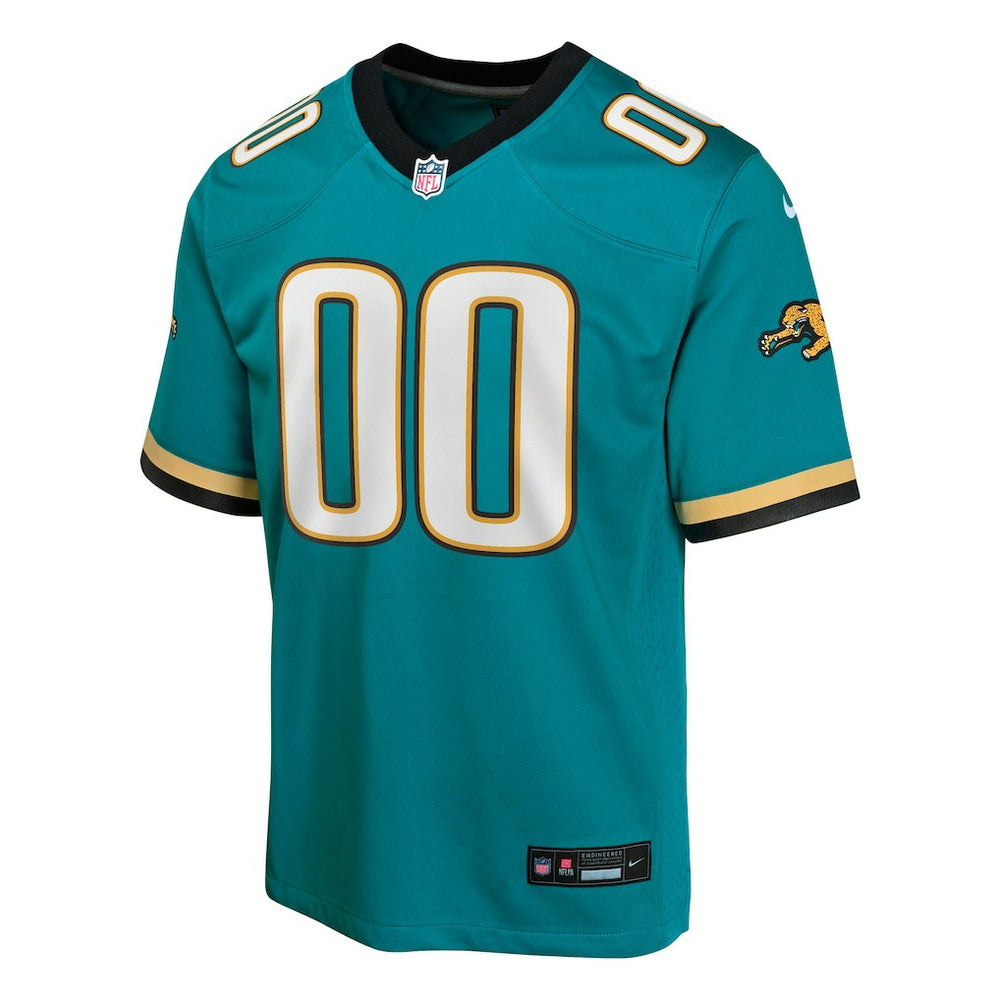 Jacksonville Jaguars Youth Prowler Throwback Custom Game Jersey - Teal Jerseys