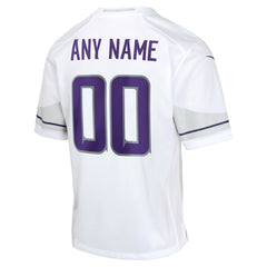 Minnesota Vikings Youth Alternate Custom Game Jersey - White Jerseys