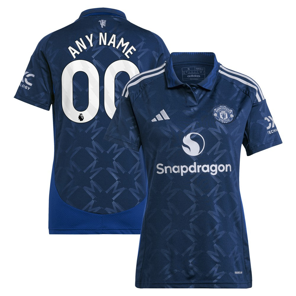 Manchester United Women's 2024/25 Away Replica Custom Jersey Navy - Adidas sale