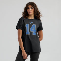 Amon-Ra St. Brown Detroit Lions Women's Player Name & Number T-Shirt - Black T-shirts