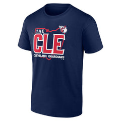 Cleveland Guardians The 216 T-Shirt - Navy T-shirts