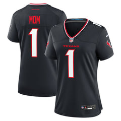 Houston Texans Women's #1 Mom Game Jersey - Navy Jerseys