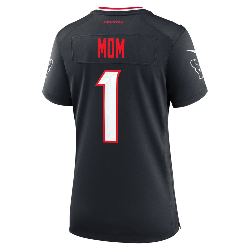 Houston Texans Women's #1 Mom Game Jersey - Navy Jerseys
