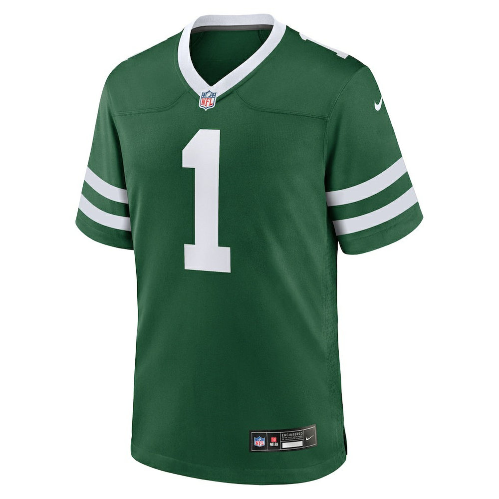 New York Jets #1 Dad Game Jersey - Legacy Green Jerseys