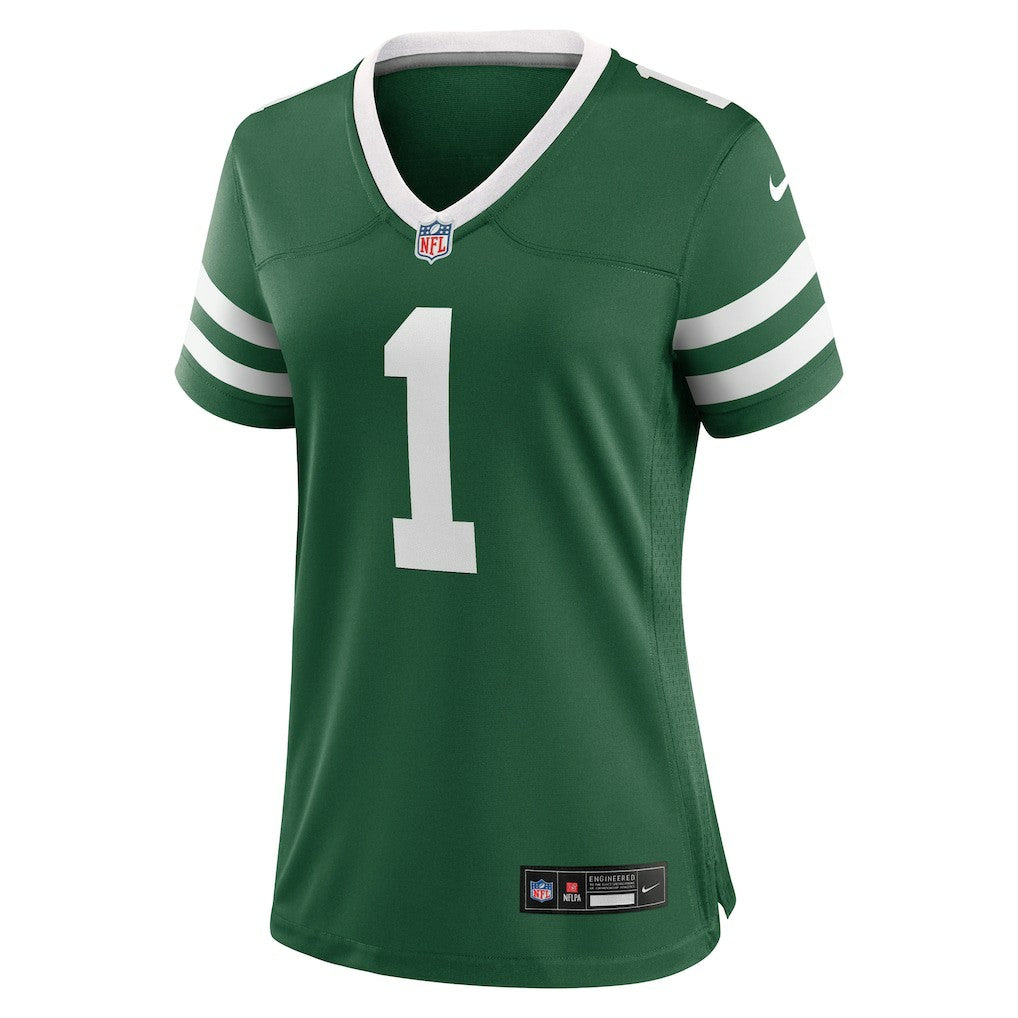 New York Jets Women's #1 Mom Game Jersey - Legacy Green Jerseys