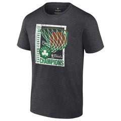 Boston Celtics 2024 Eastern Conference Champions Full Court Trap T-Shirt Heather Charcoal - Fanatics