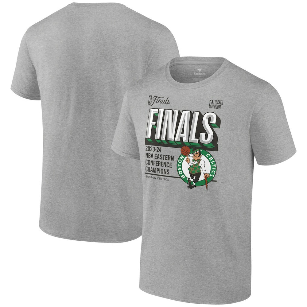 Boston Celtics 2024 Eastern Conference Champions Locker Room Post Up Move T-Shirt Steel - Fanatics