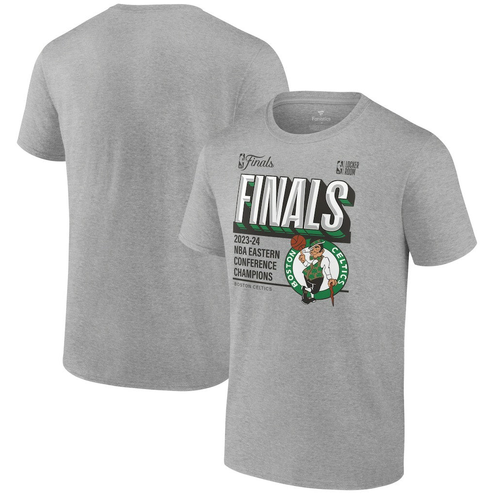 Boston Celtics 2024 Eastern Conference Champions Locker Room Post Up Move T-Shirt Steel - Fanatics