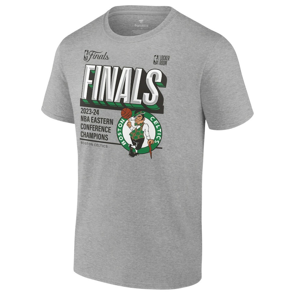 Boston Celtics 2024 Eastern Conference Champions Locker Room Post Up Move T-Shirt Steel - Fanatics