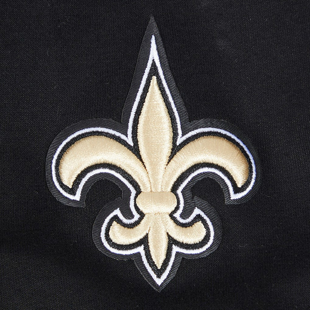 New Orleans Saints Pro Standard Women's Split Logo Full-Zip Hoodie - Black Hoodies