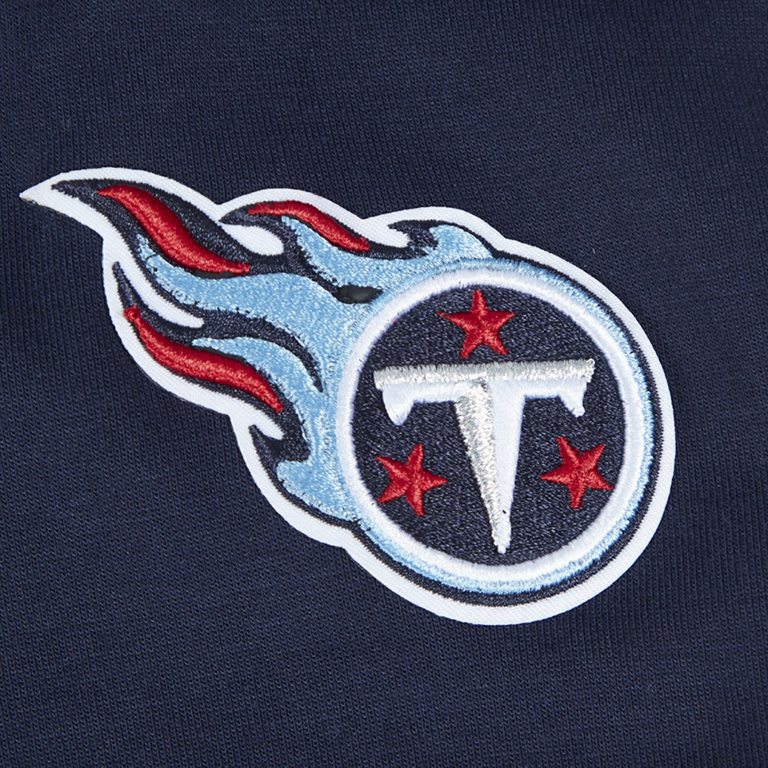 Tennessee Titans Pro Standard Women's Split Logo Full-Zip Hoodie - Navy Hoodies
