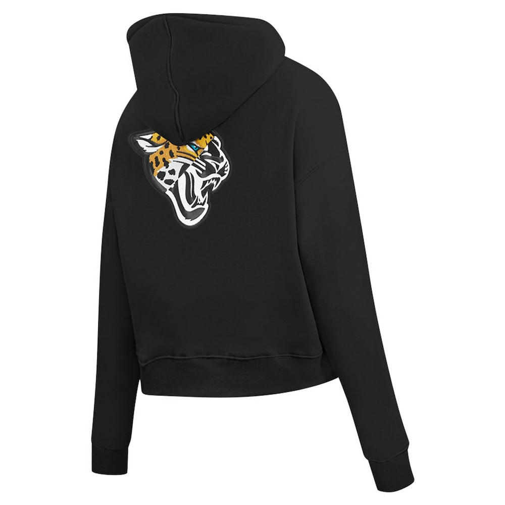 Jacksonville Jaguars Pro Standard Women's Split Logo Full-Zip Hoodie - Black Hoodies