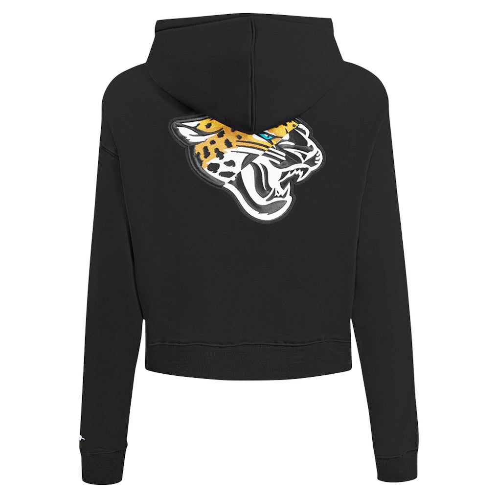 Jacksonville Jaguars Pro Standard Women's Split Logo Full-Zip Hoodie - Black Hoodies