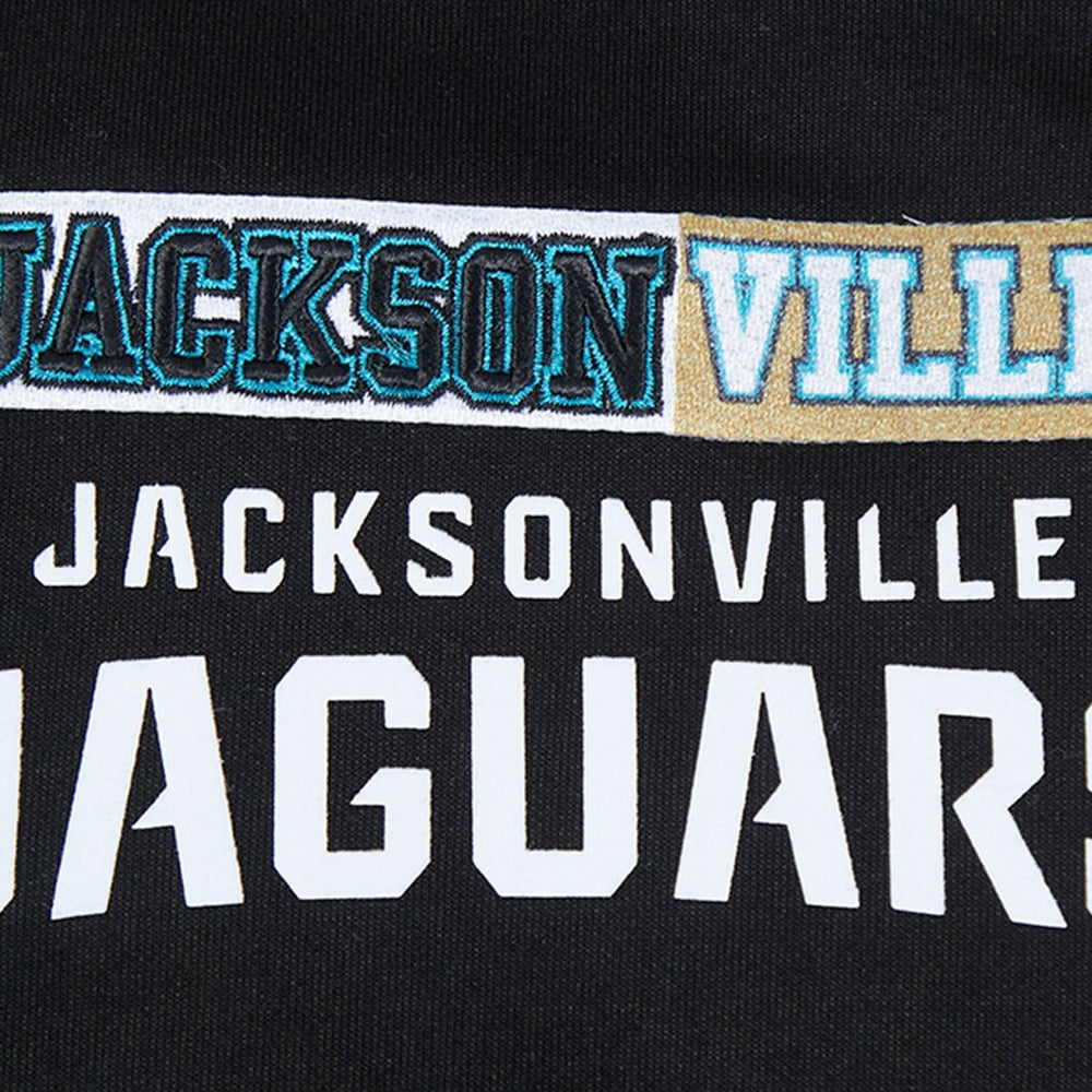 Jacksonville Jaguars Pro Standard Women's Split Logo Full-Zip Hoodie - Black Hoodies