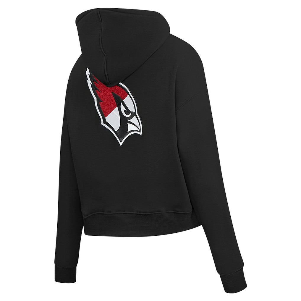 Arizona Cardinals Pro Standard Women's Split Logo Full-Zip Hoodie - Black Hoodies