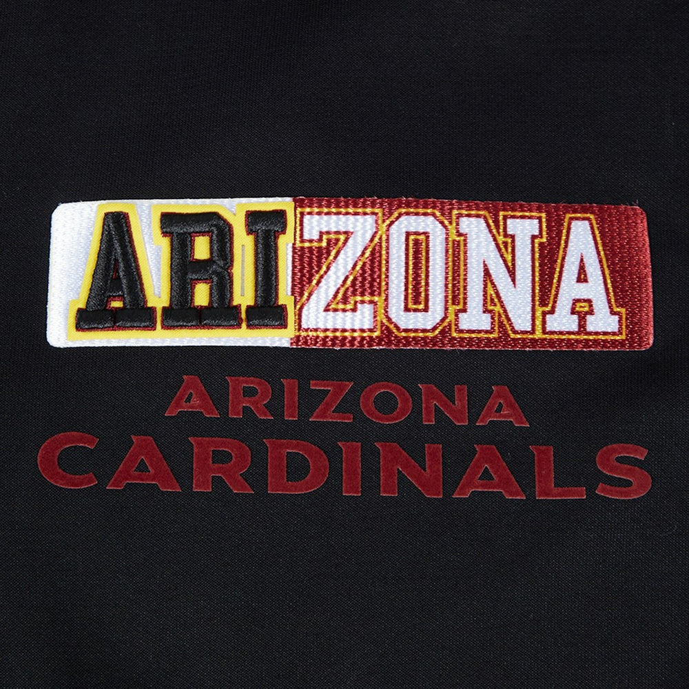 Arizona Cardinals Pro Standard Women's Split Logo Full-Zip Hoodie - Black Hoodies