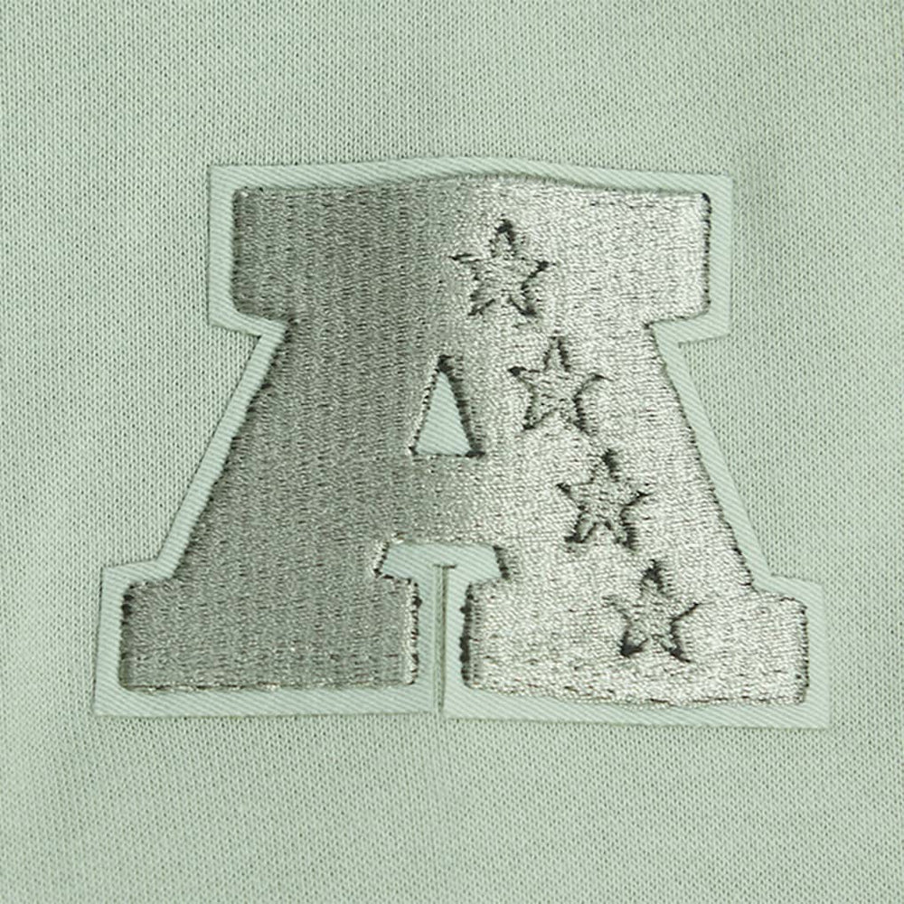 Jacksonville Jaguars Pro Standard Women's Oversized Cropped Neutral Pullover Sweatshirt - Light Green Pullover