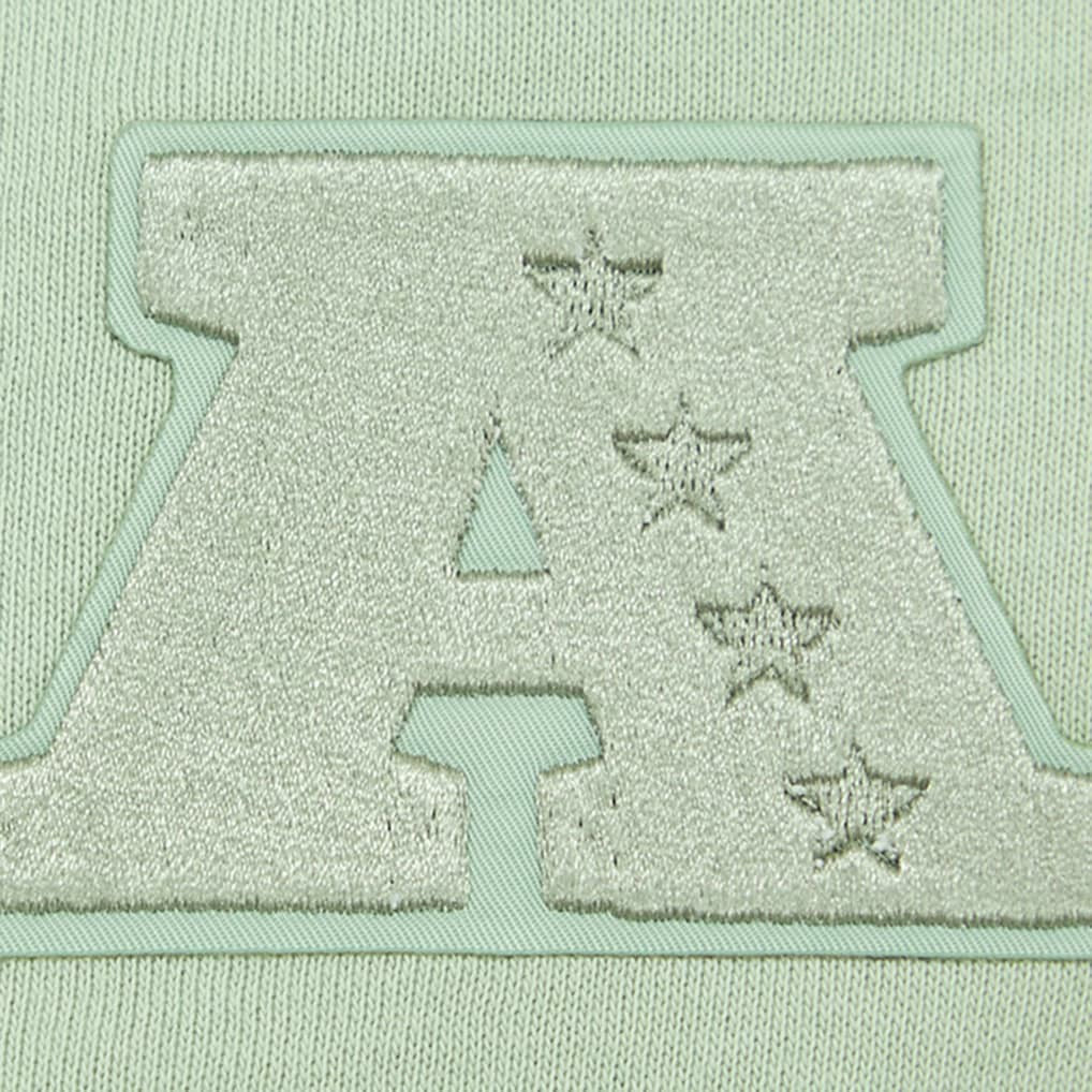 New York Jets Pro Standard Women's Oversized Cropped Neutral Pullover Sweatshirt - Light Green Pullover
