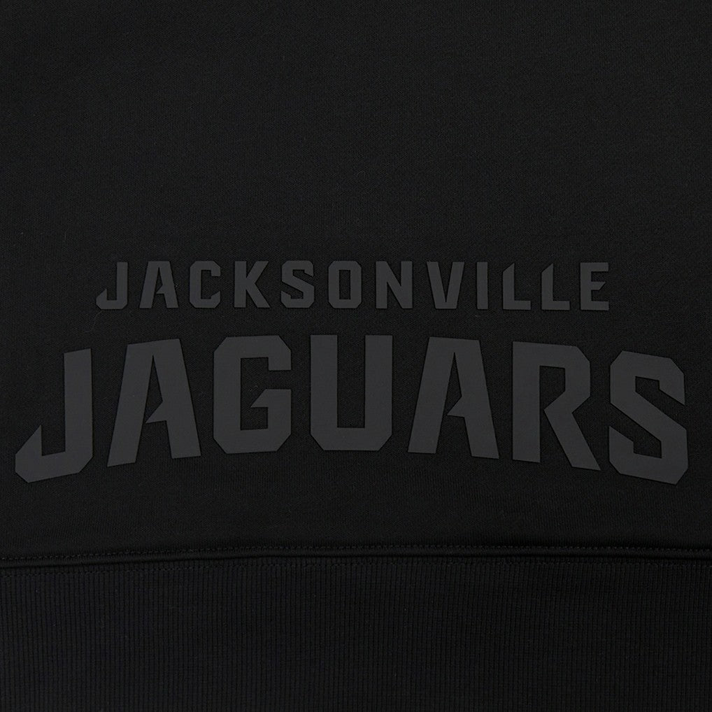 Jacksonville Jaguars Pro Standard Women's Jeweled Cropped Pullover Hoodie - Black Hoodies