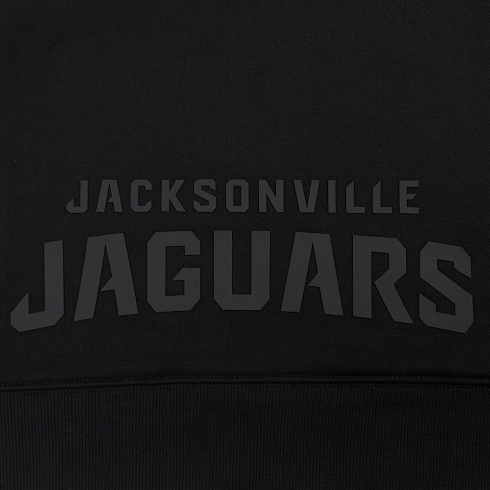 Jacksonville Jaguars Pro Standard Women's Jeweled Cropped Pullover Hoodie - Black Hoodies