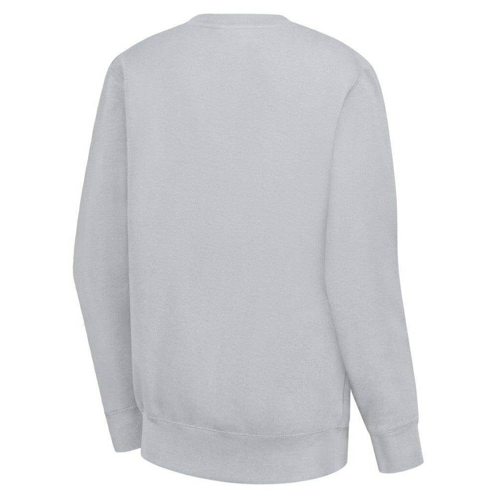 New York Islanders G-III 4Her by Carl Banks Women's Team Logo Tri-Blend Fleece Pullover Sweatshirt - Heather Gray | US 201612655