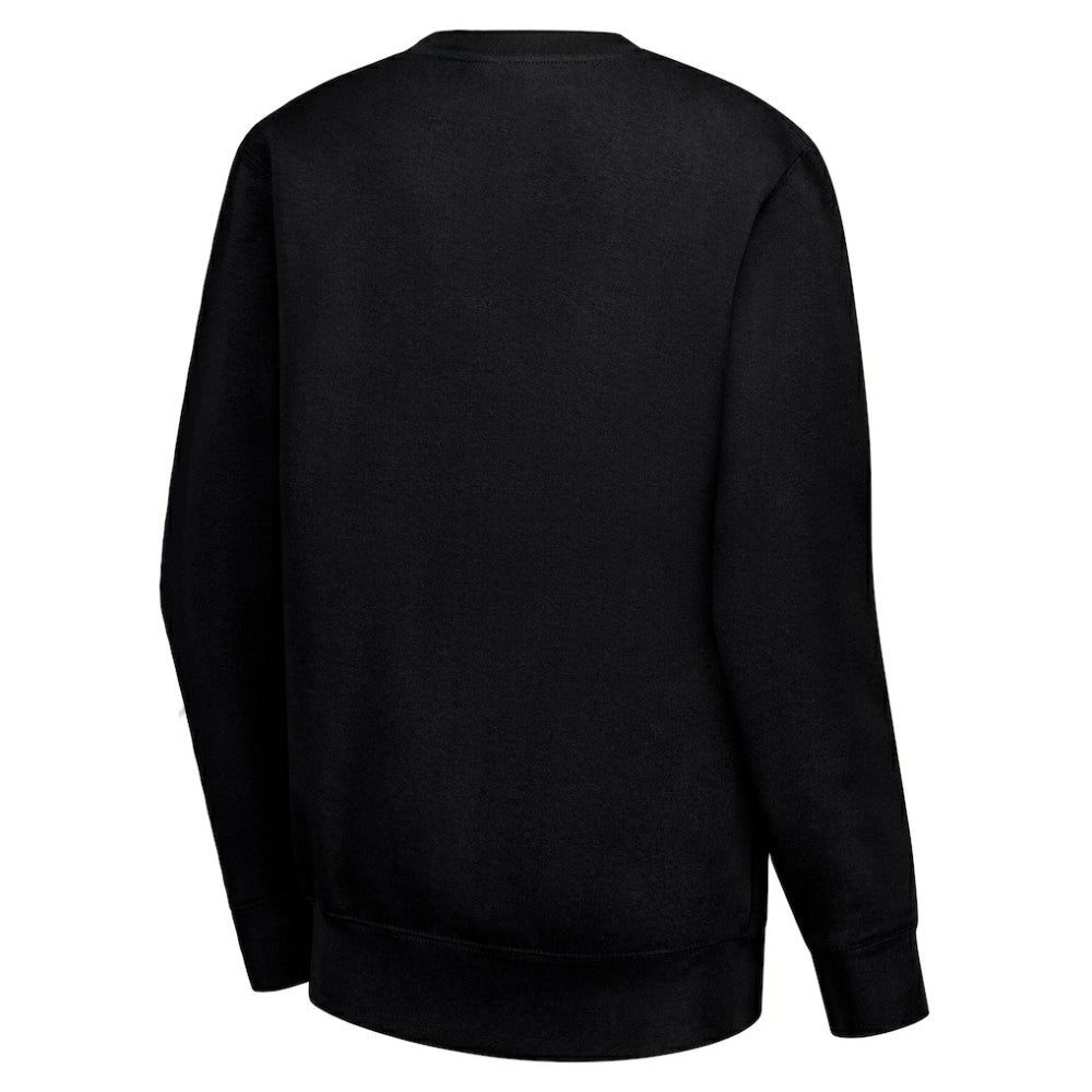 Chicago Blackhawks G-III 4Her by Carl Banks Women's Team Logo Tri-Blend Fleece Pullover Sweatshirt - Black | US 201612698