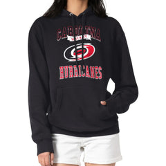 Carolina Hurricanes G-III 4Her by Carl Banks Women's Team Logo Tri-Blend Fleece Pullover Hoodie - Black | US 201612809