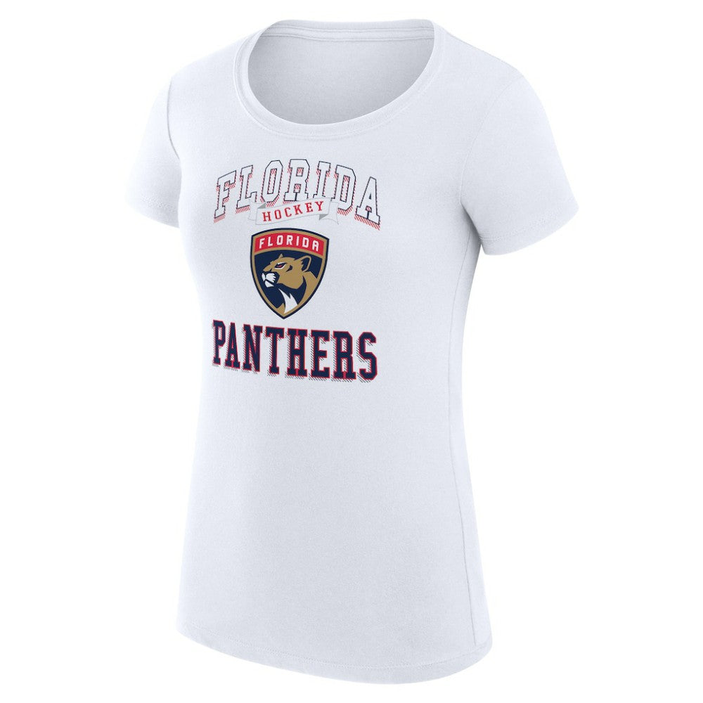 Florida Panthers G-III 4Her by Carl Banks Women's Super-Slim Fit Lightweight Team Logo Graphic T-Shirt - White | US 201612887