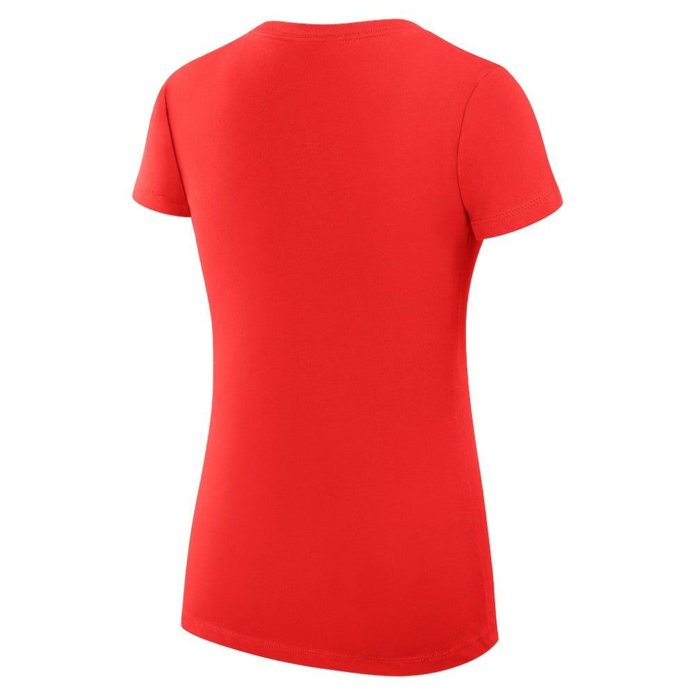 Washington Capitals G-III 4Her by Carl Banks Women's Super-Slim Fit Lightweight Team Logo Graphic V-Neck T-Shirt - Red | US 201612990