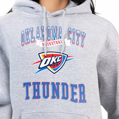 Oklahoma City Thunder G-III 4Her by Carl Banks Women's Graphic Fleece Pullover Hoodie Heather Gray outlet