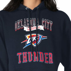 Oklahoma City Thunder G-III 4Her by Carl Banks Women's Graphic Fleece Pullover Hoodie Navy