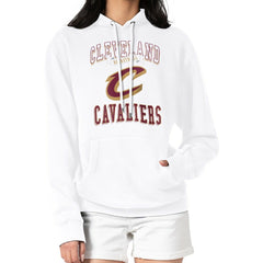 Cleveland Cavaliers G-III 4Her by Carl Banks Women's Graphic Fleece Pullover Hoodie White outlet