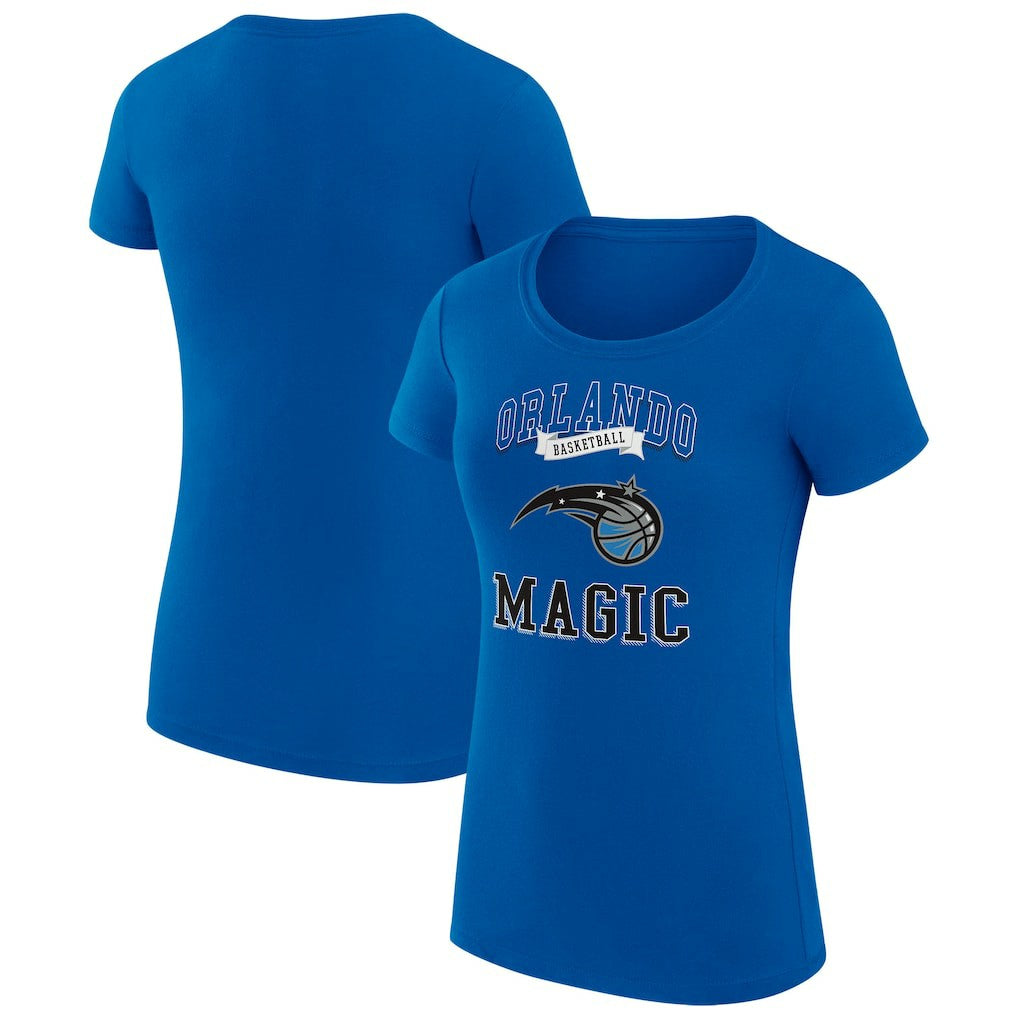 Orlando Magic G-III 4Her by Carl Banks Women's Super-Slim Fit Lightweight Team Logo T-Shirt Blue