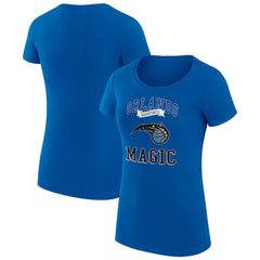 Orlando Magic G-III 4Her by Carl Banks Women's Super-Slim Fit Lightweight Team Logo T-Shirt Blue