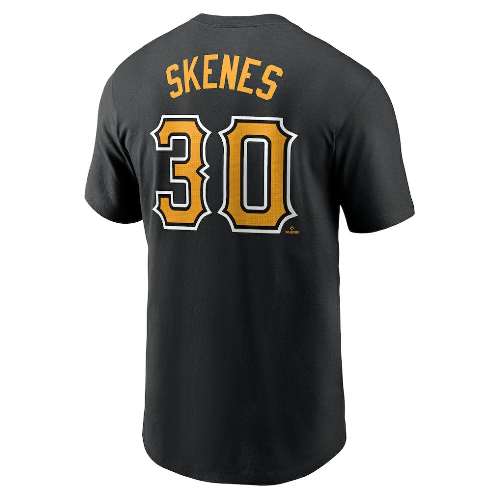 Paul Skenes Pittsburgh Pirates Nike Fuse Name & Number T-Shirt - Black T-shirts