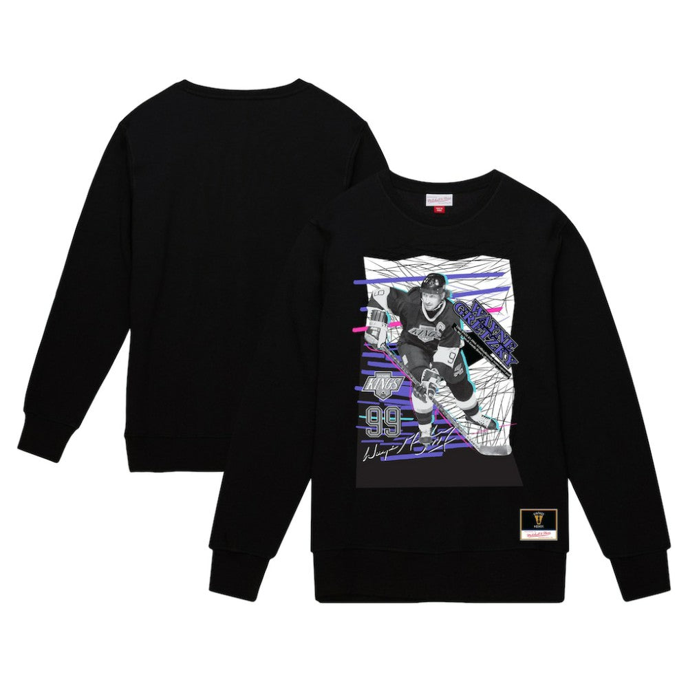 Wayne Gretzky Los Angeles Kings Mitchell & Ness Streak Pullover Sweatshirt - Black | US 201613993
