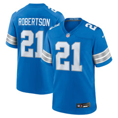 Amik Robertson Detroit Lions Game Jersey - Blue Jerseys