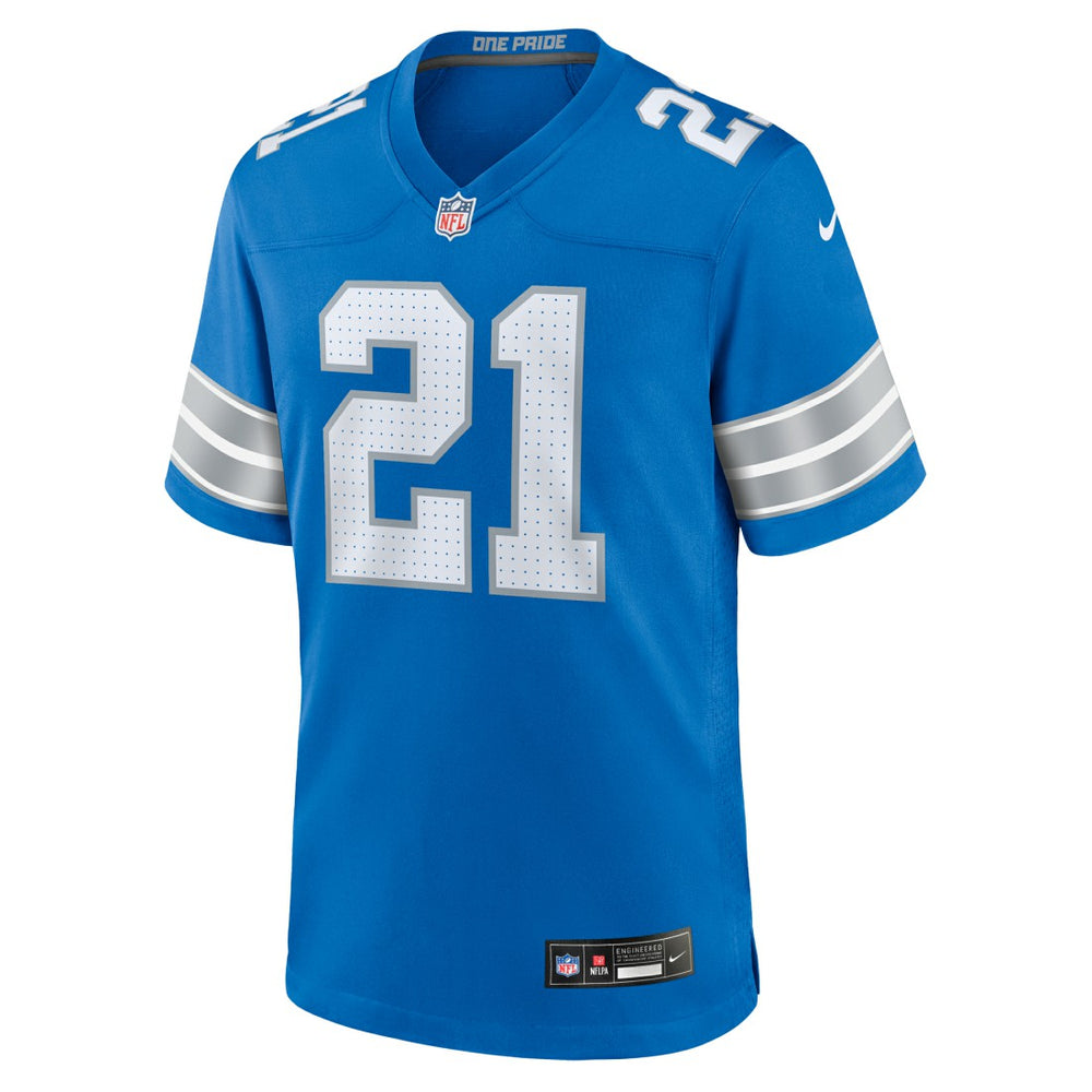 Amik Robertson Detroit Lions Game Jersey - Blue Jerseys