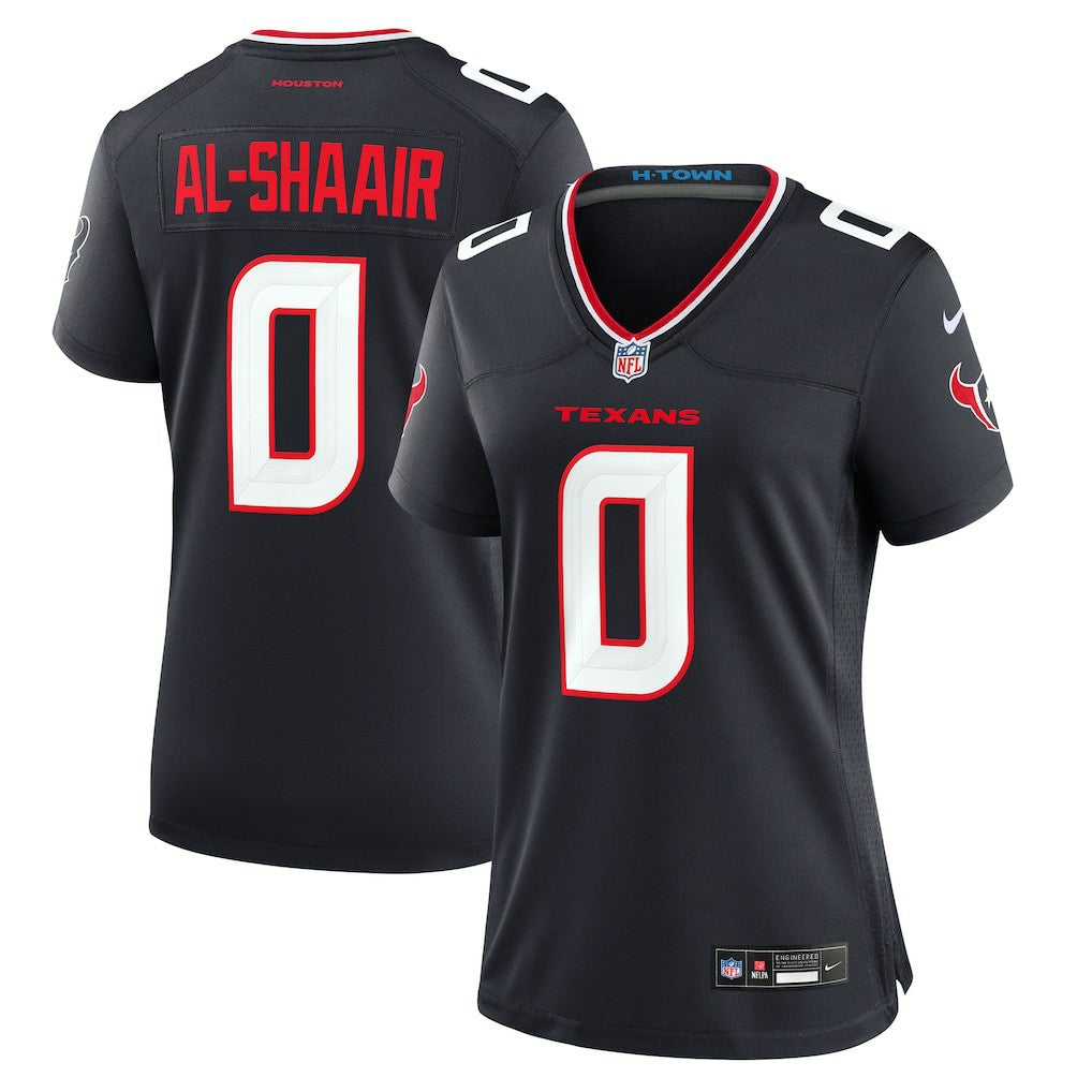 Azeez Al-Shaair Houston Texans Women's Team Game Jersey - Navy Jerseys